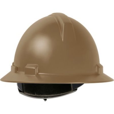 PIP Annapurna Full Brim Hard Hat Polycarbonate / ABS Shell, 4-Pt Textile Suspension, Ratchet Adj., Beige 280-HP1041R-10